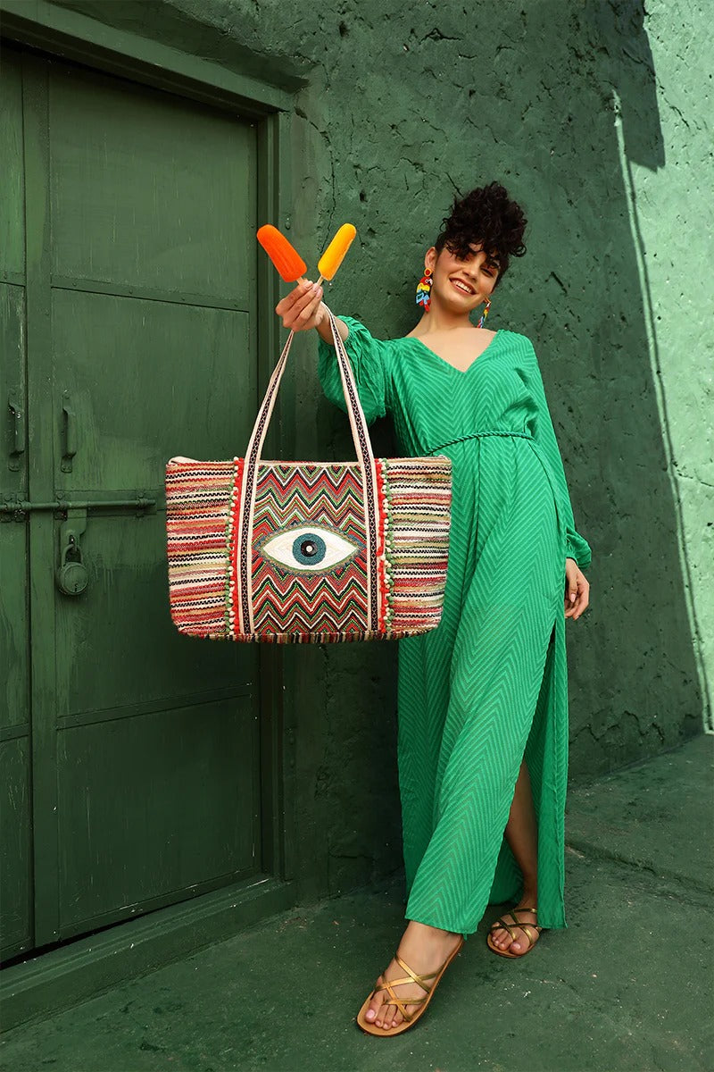 Emberglow Evil Eye Tote