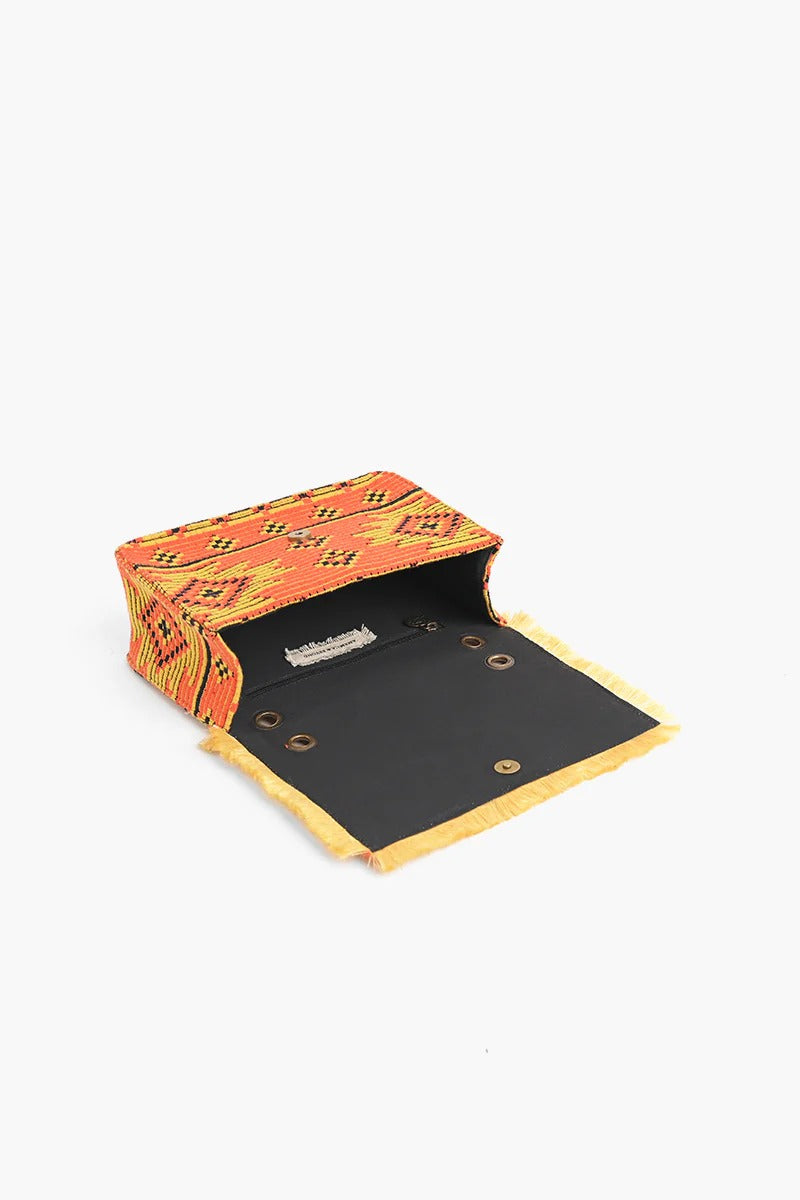 Southwest Rising Sun Beaded Shoulder Bag