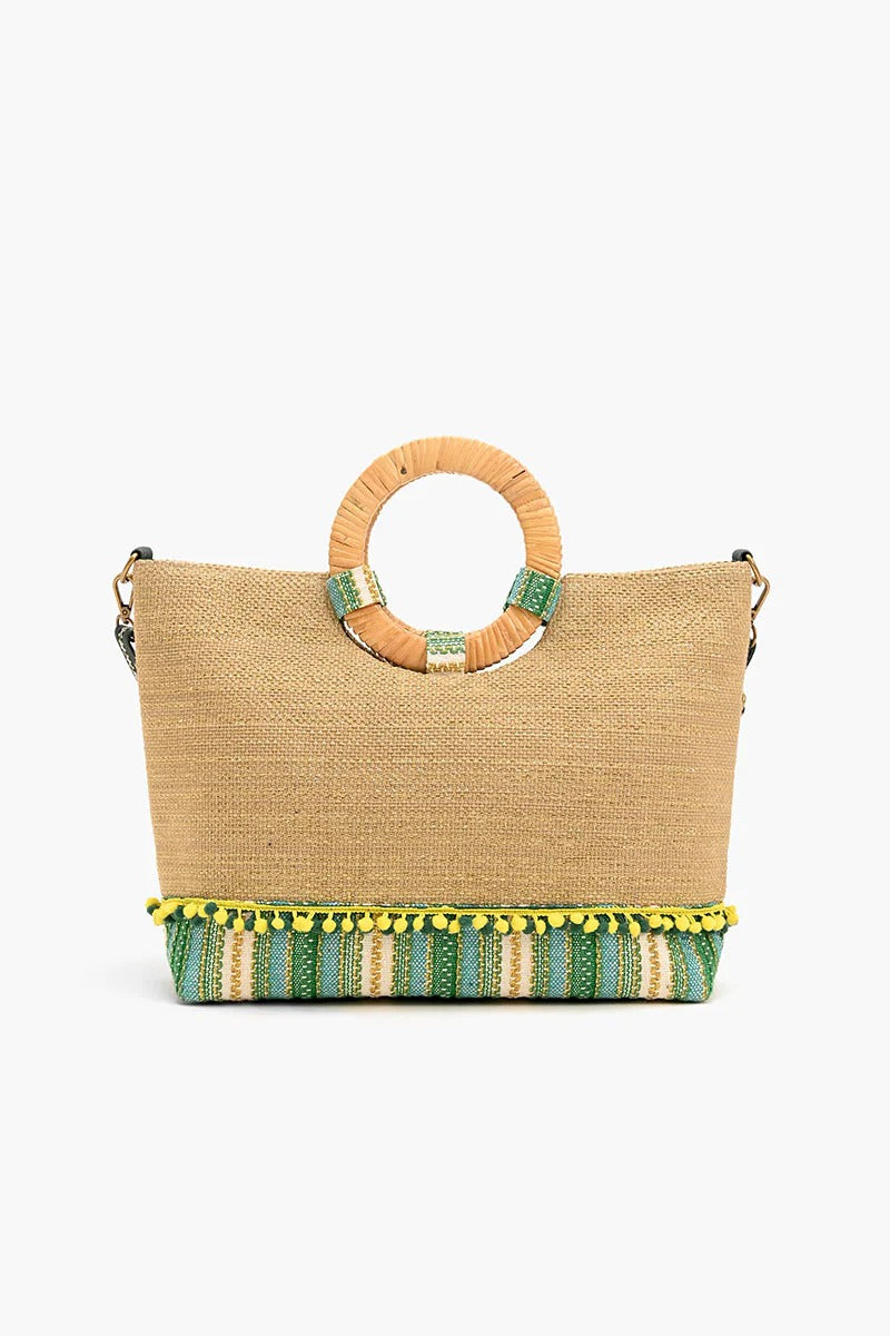 Pineapple Passion Cane Handle Tote