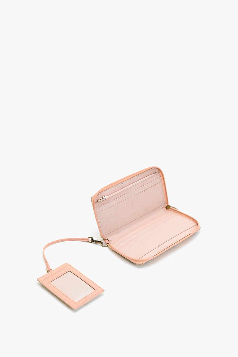 Petals In The Waffle Grove Wallet With Card Holder