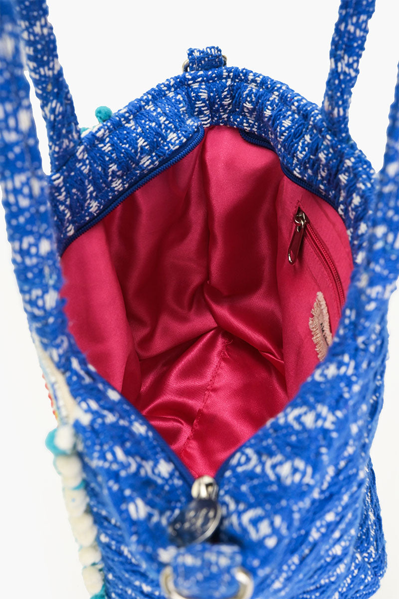 Crab It Beaded Midi Bag