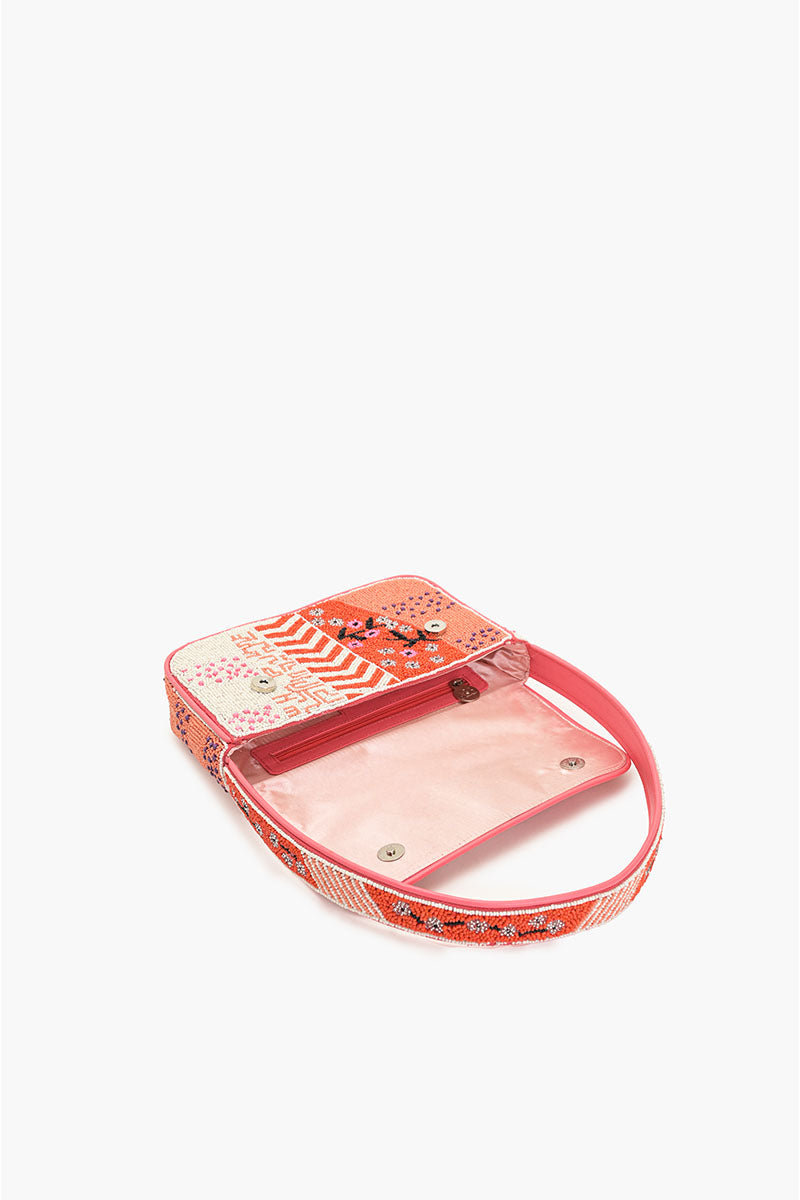 Tigerlily Beaded Shoulder Bag