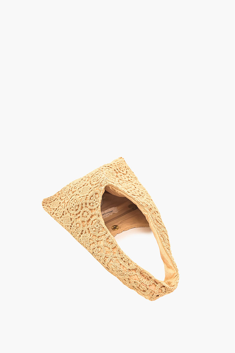 Crochet Lace Hobo Bag