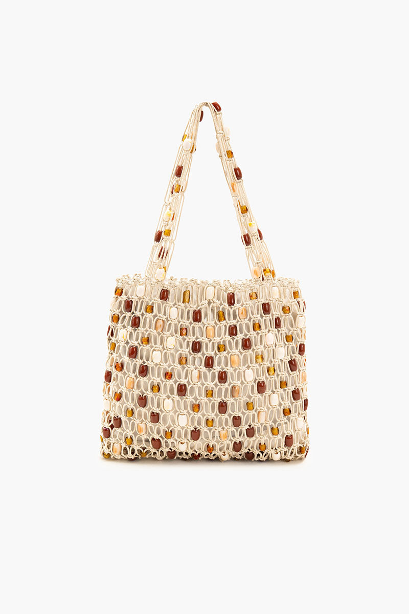 Crochet Beaded Market Tote