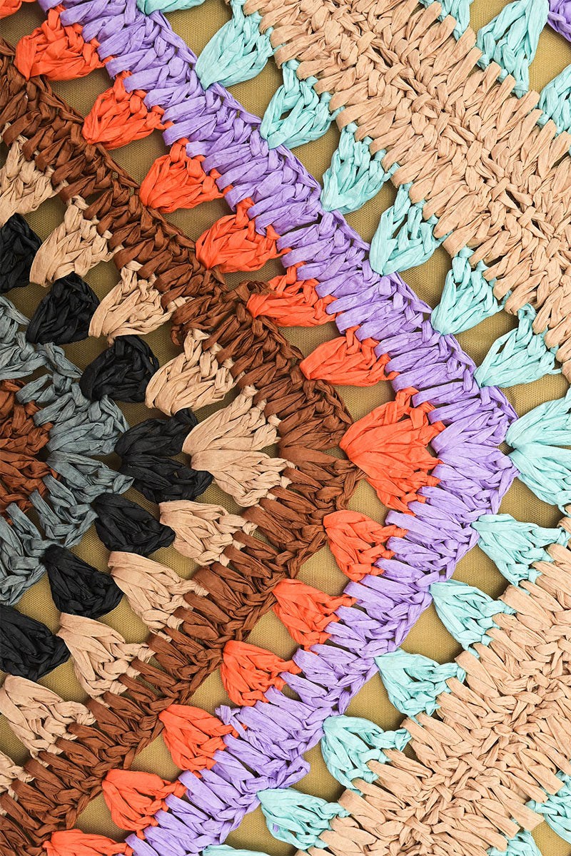 Raffia Hobo Bag