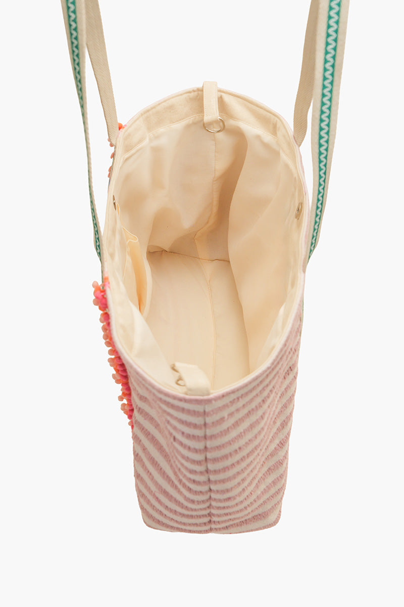 Ultimate Summer Vacay Beaded Oversized Tote