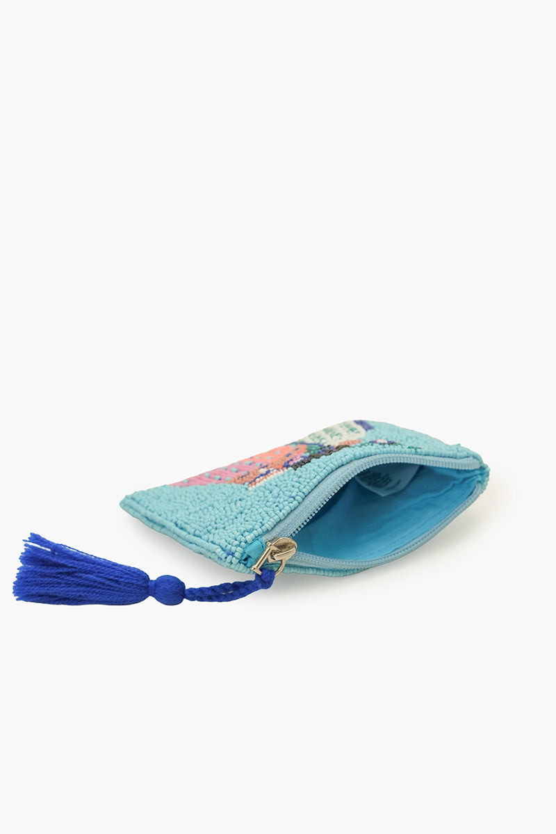 Broadway Nights Beaded Coin Pouch