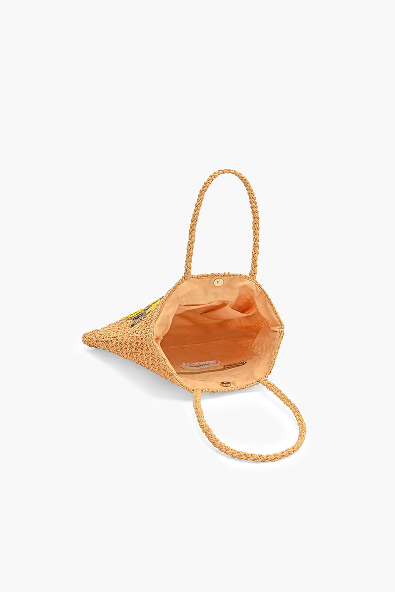Chasing Sun Shine Raffia Tote Bag