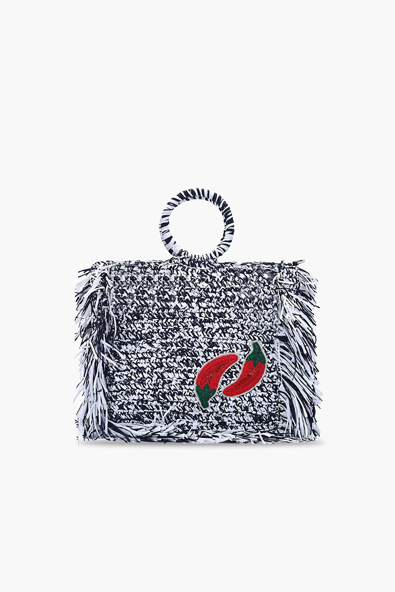 Picante Midnight Fringe Bag