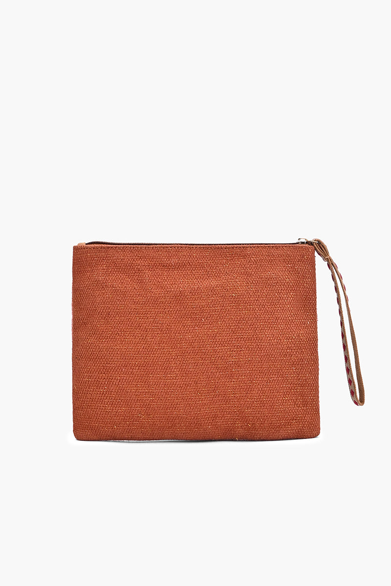 Champagne Blossom Wristlet Clutch