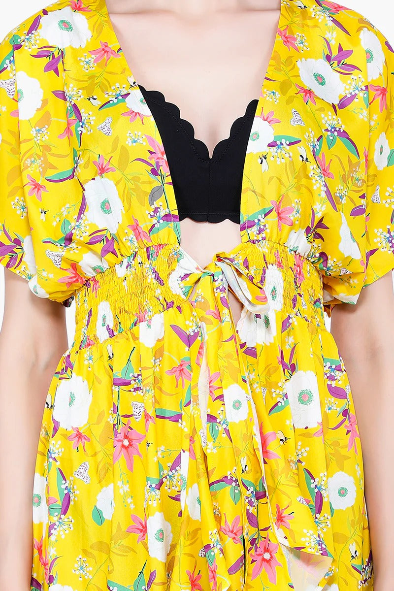 Set of 6 Sunshine Florals Cover Up (S,M,L)- Discarded Bellas