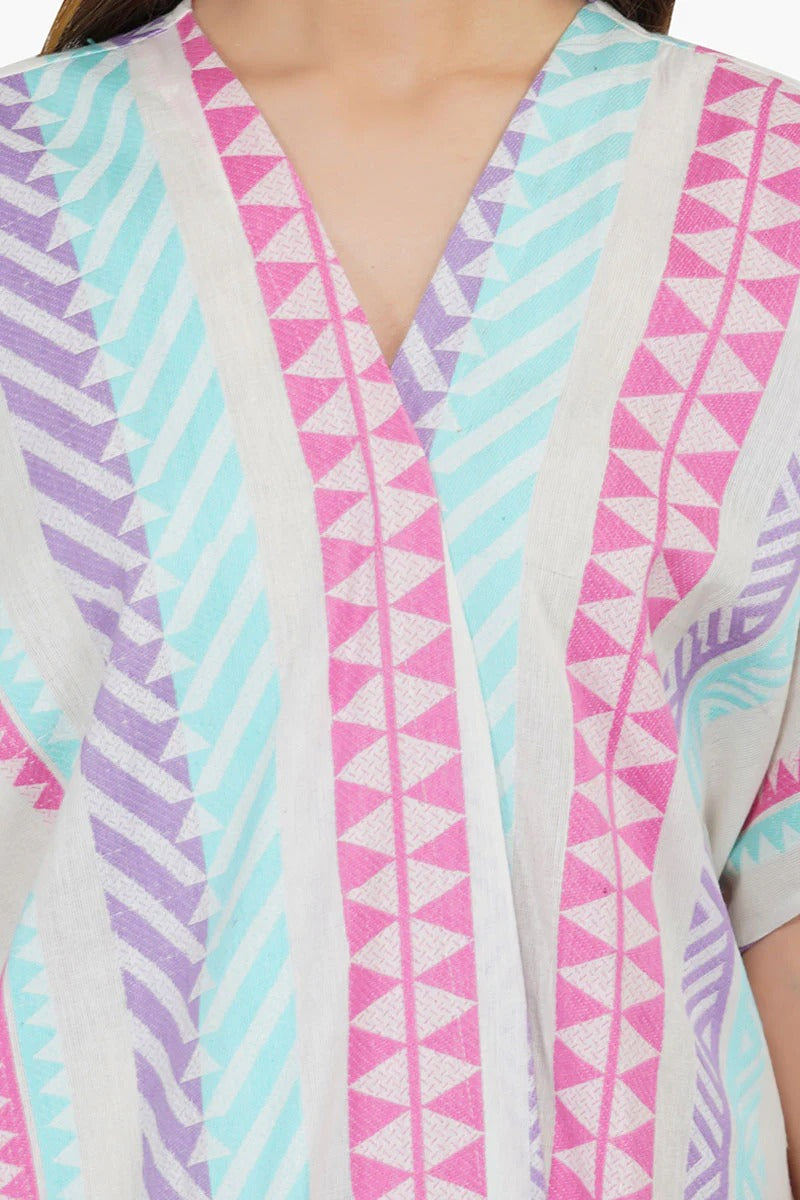 Set of 6 Aztec Yarn Dyed Cotton Cover Up (S,M,L)