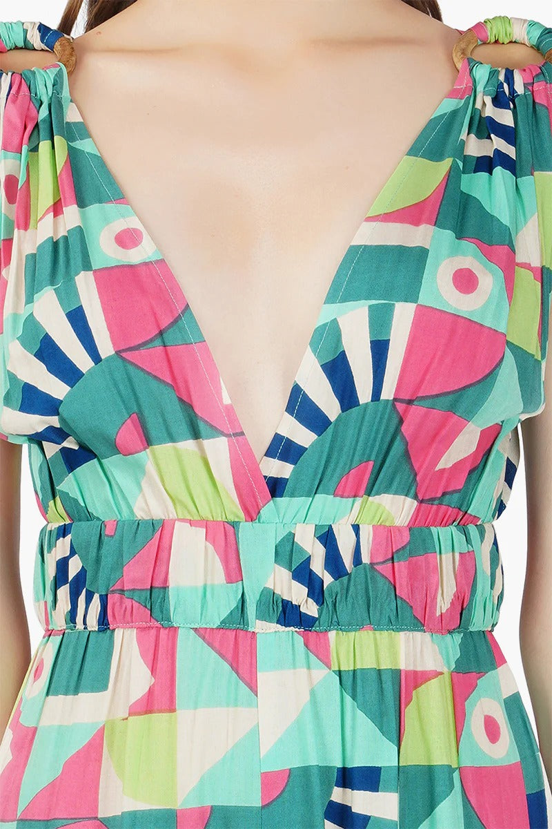 Set of 6 Jack Toucan Viscose Jumpsuit (S,M,L)