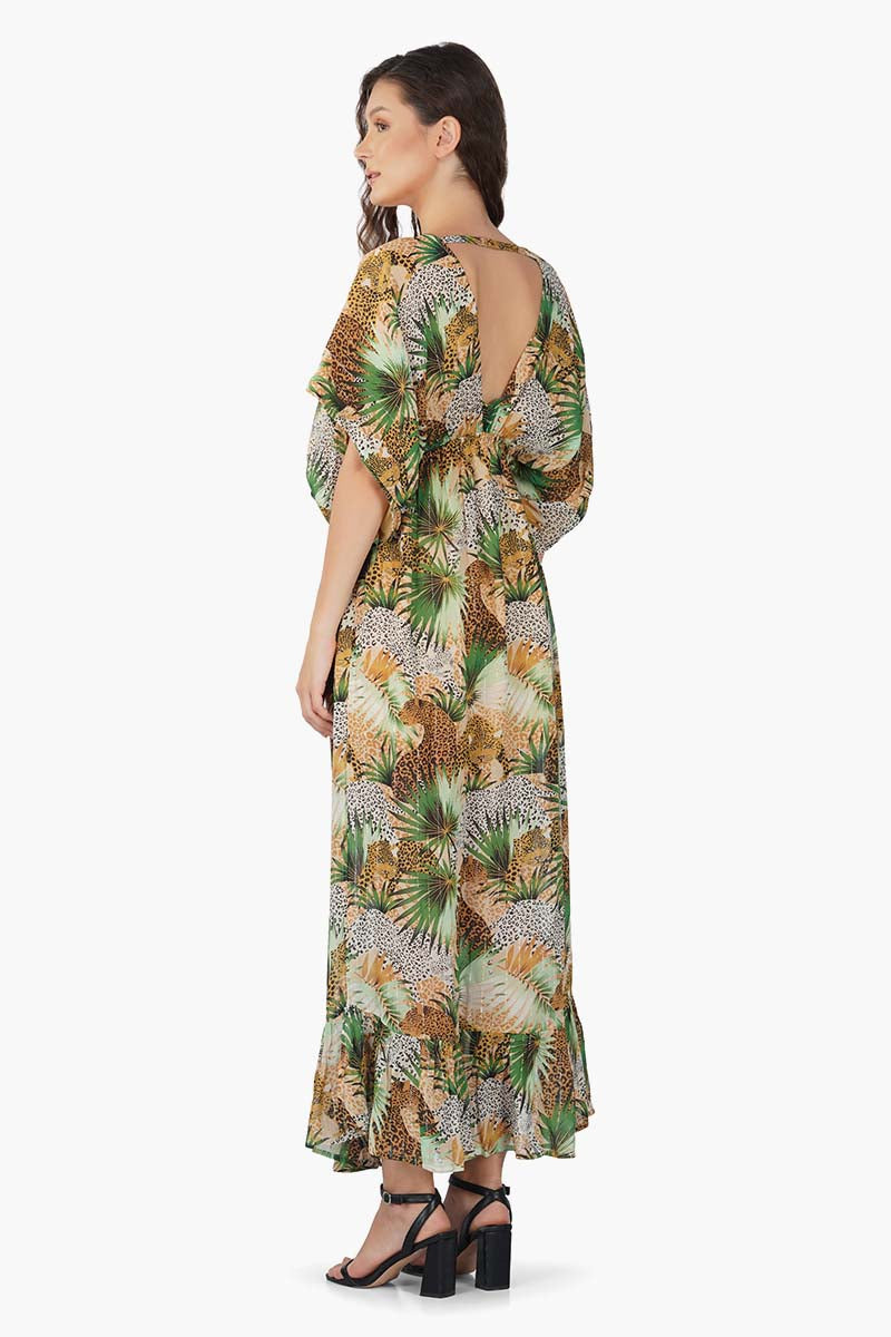 Set of 6 Masai cheeta Maxi dress (S,M,L)