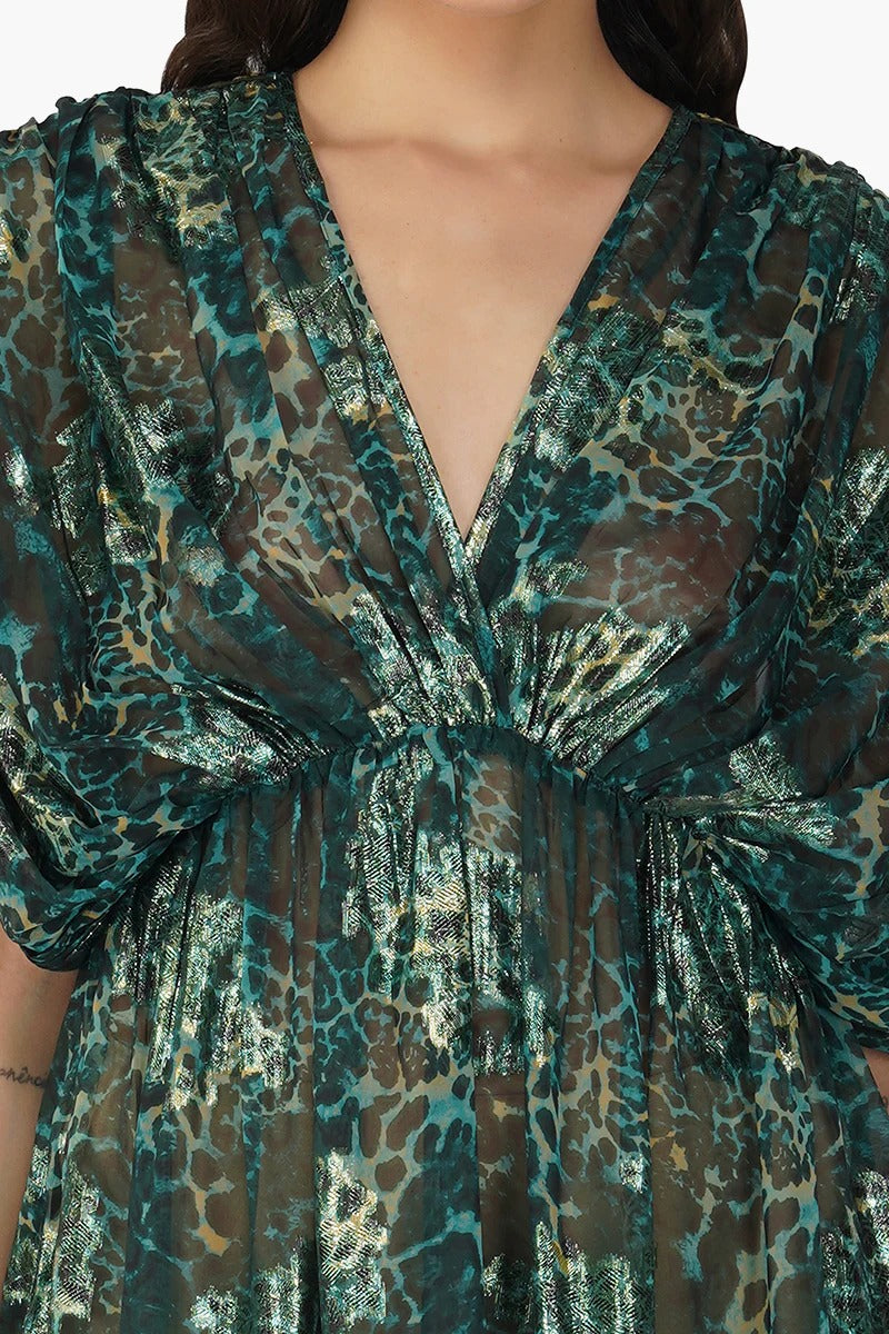 Set of 6 Nevada Tiger Lurex Beach Dress (S,M,L)