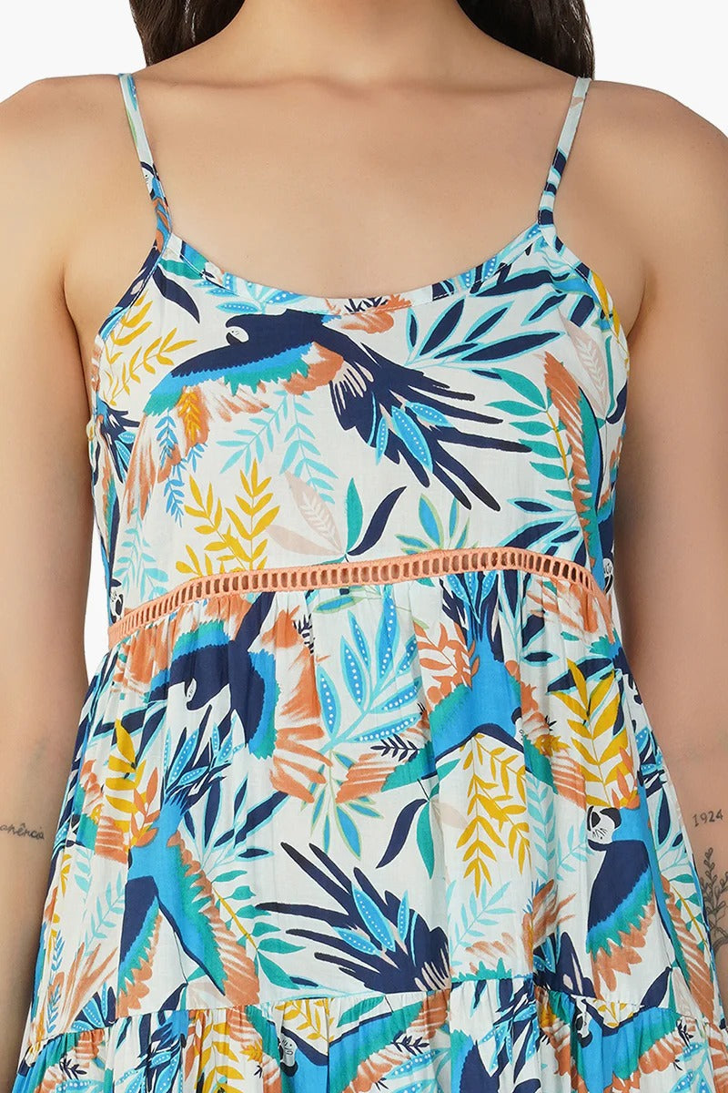 Set of 6 Alice Printed Maxi Dress (S,M,L)