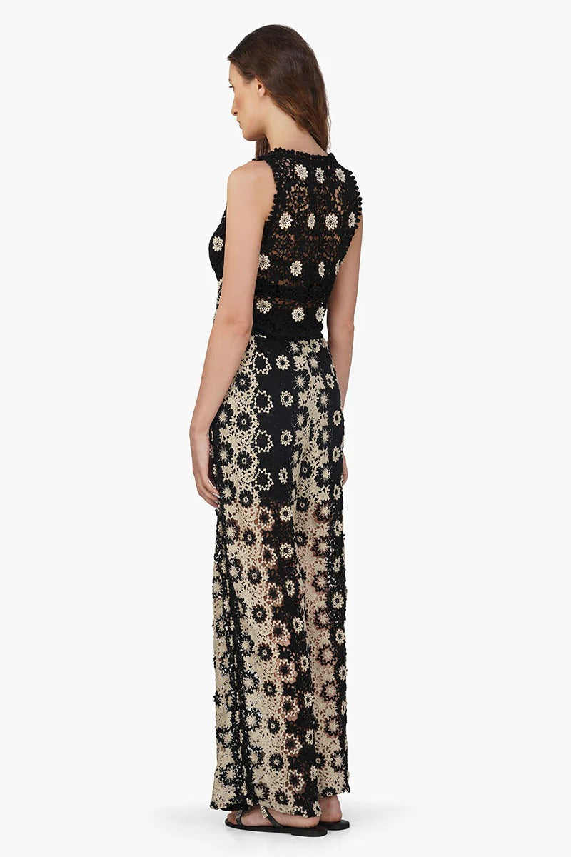 Set of 6 Black Crochet Hippie Top (S,M,L)