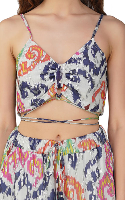 Set of 6 Multi Abstract Gloria Top (S,M,L)