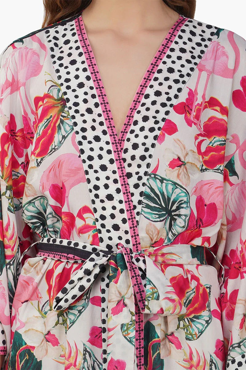 Set of 6 Flamingo Paradise Cover Up (S,M,L)