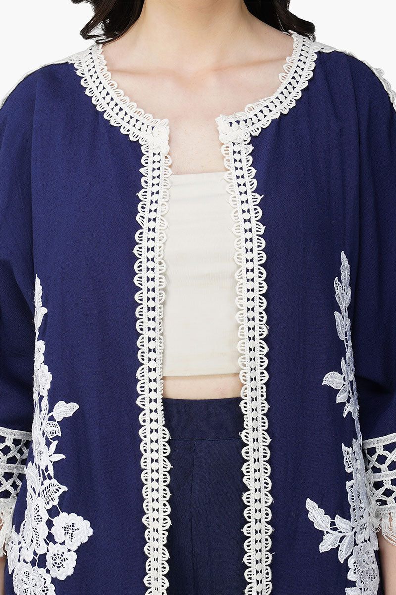 Set of 6 Blue Catherine Lace Cover Up (S,M,L)