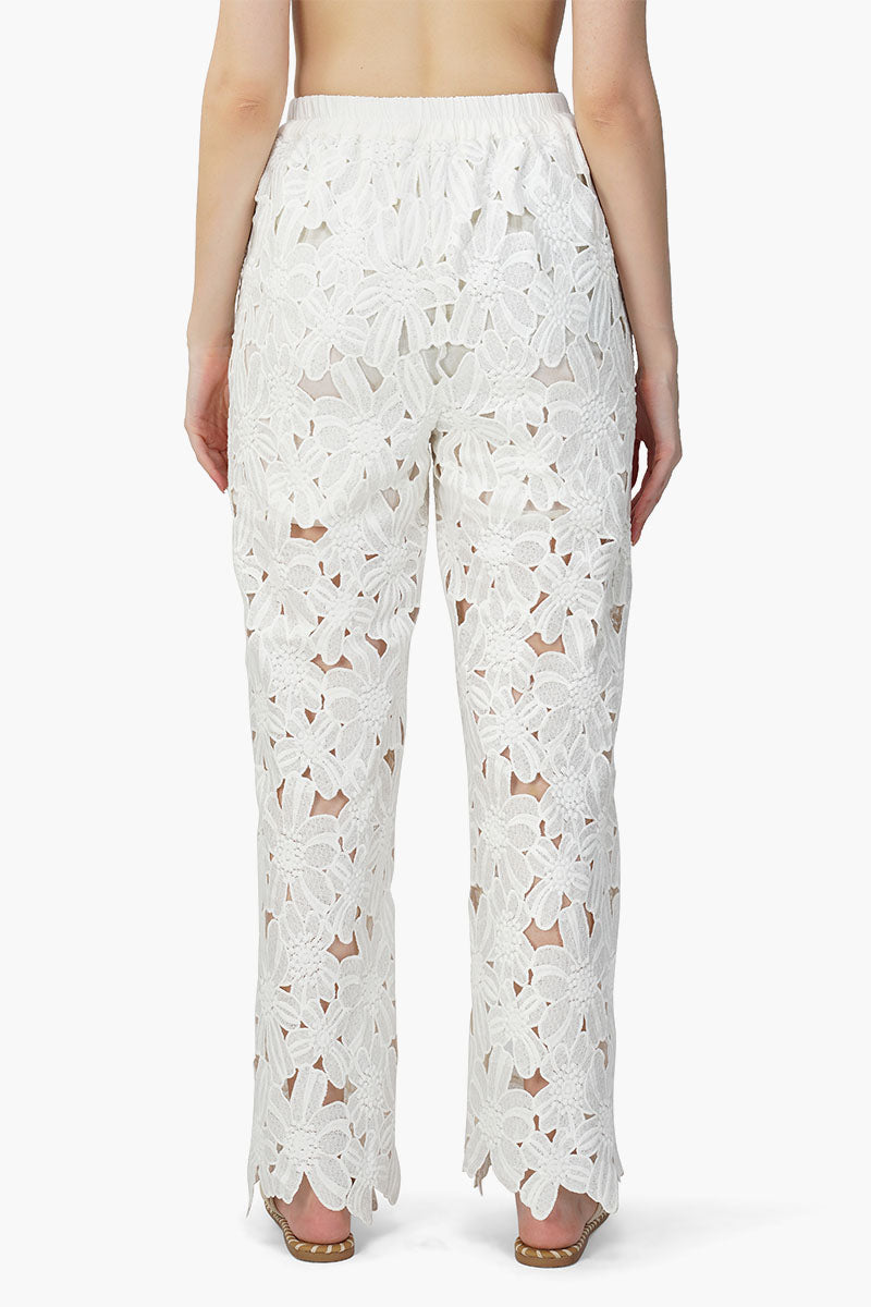 Set of 6 Pearl Lace Flower Trouser (S,M,L)