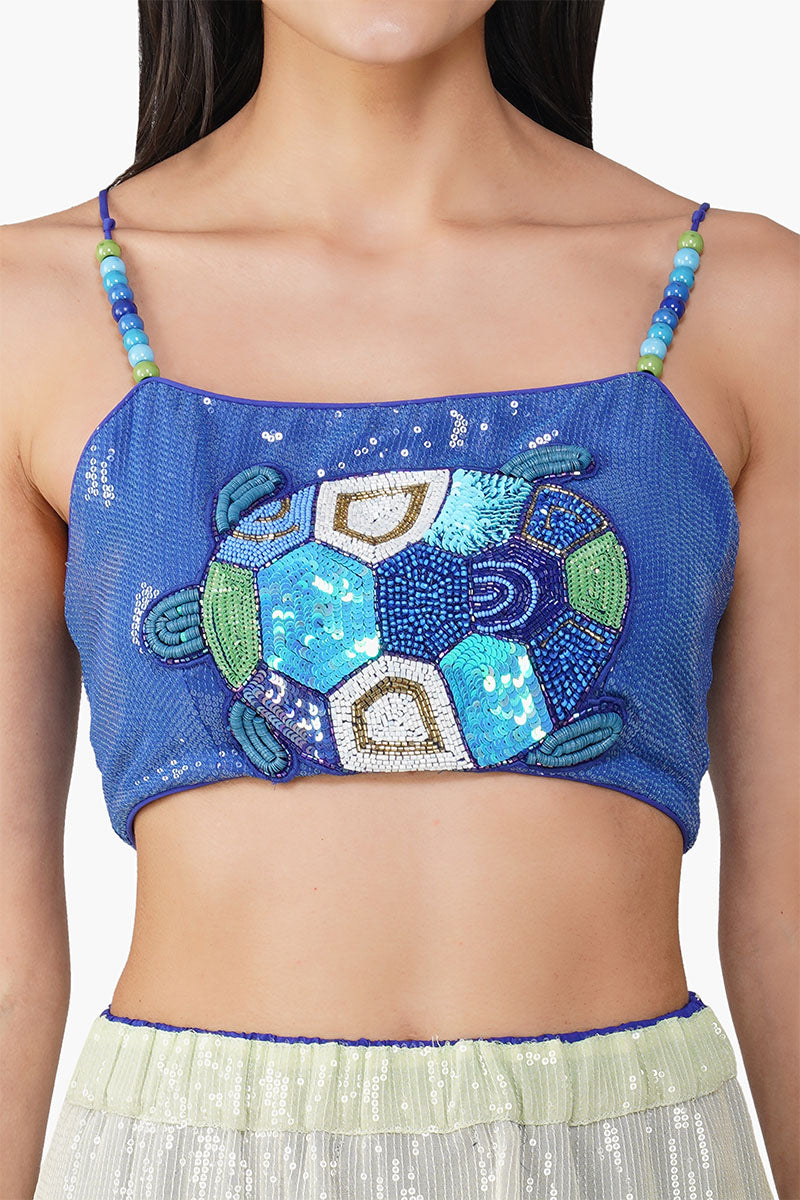 Set of 6 Ninja Turtle Embellished Top (S,M,L)