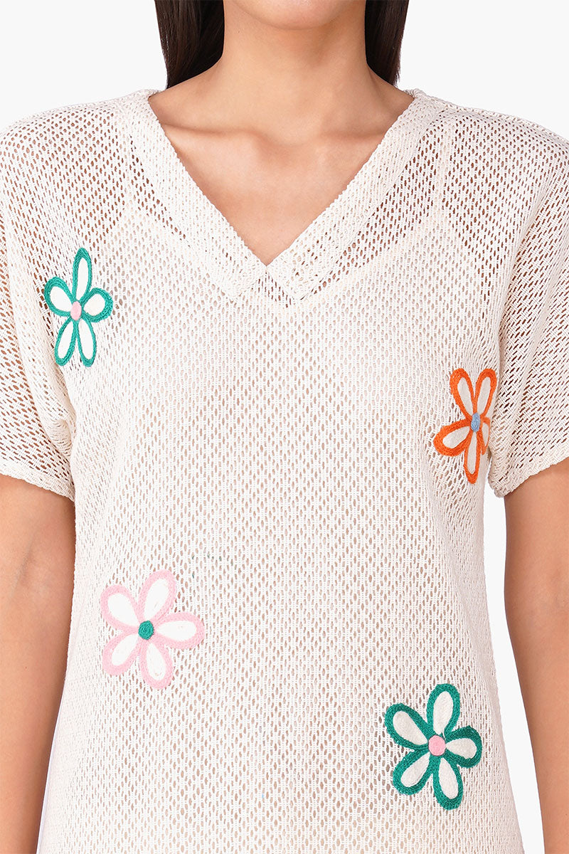 Set of 6 Summer Eira Patch Floral Short Dress (S, M & L)