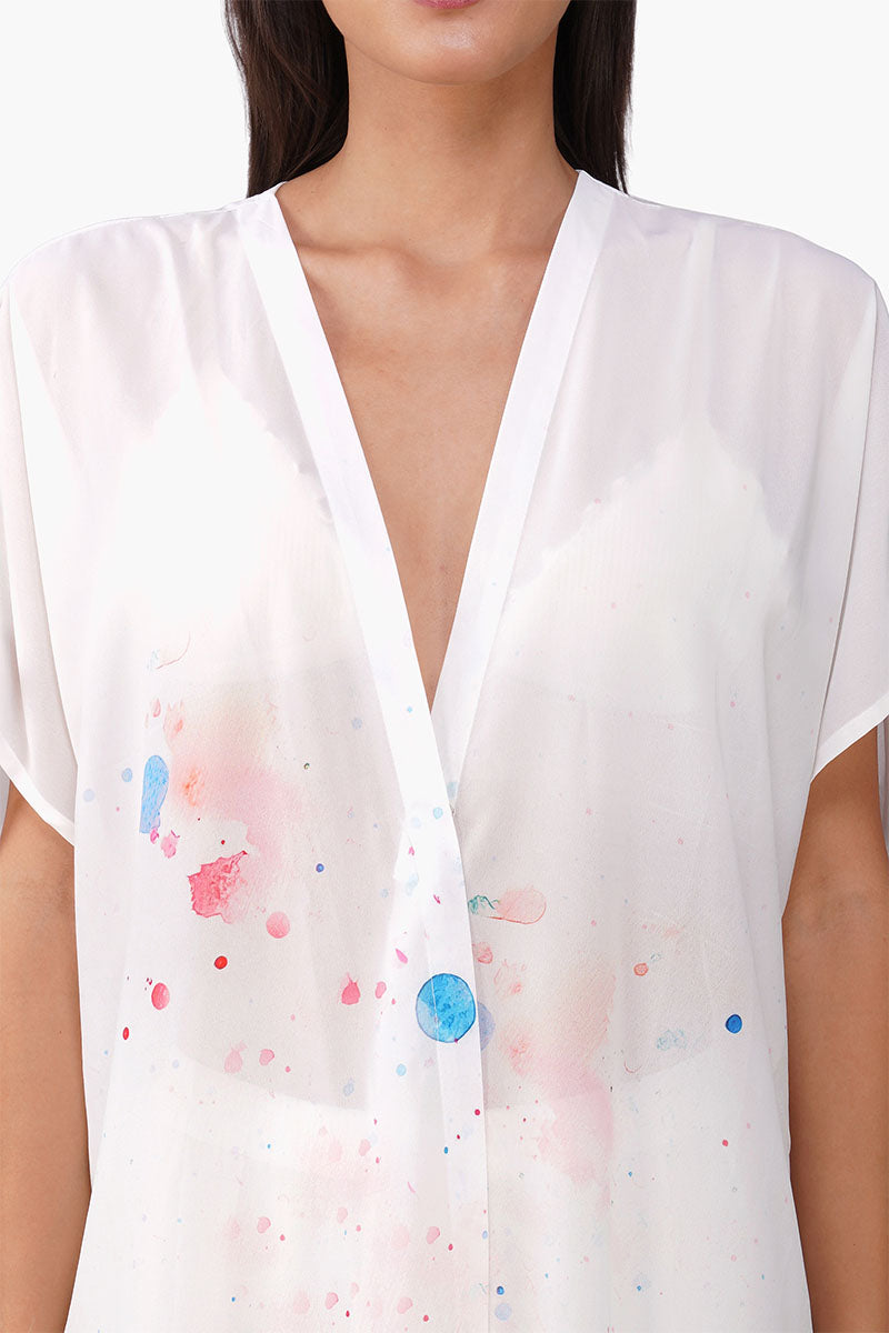 Set of 6 Turtle Tango Printed Embellised Cover Up (S, M & L)