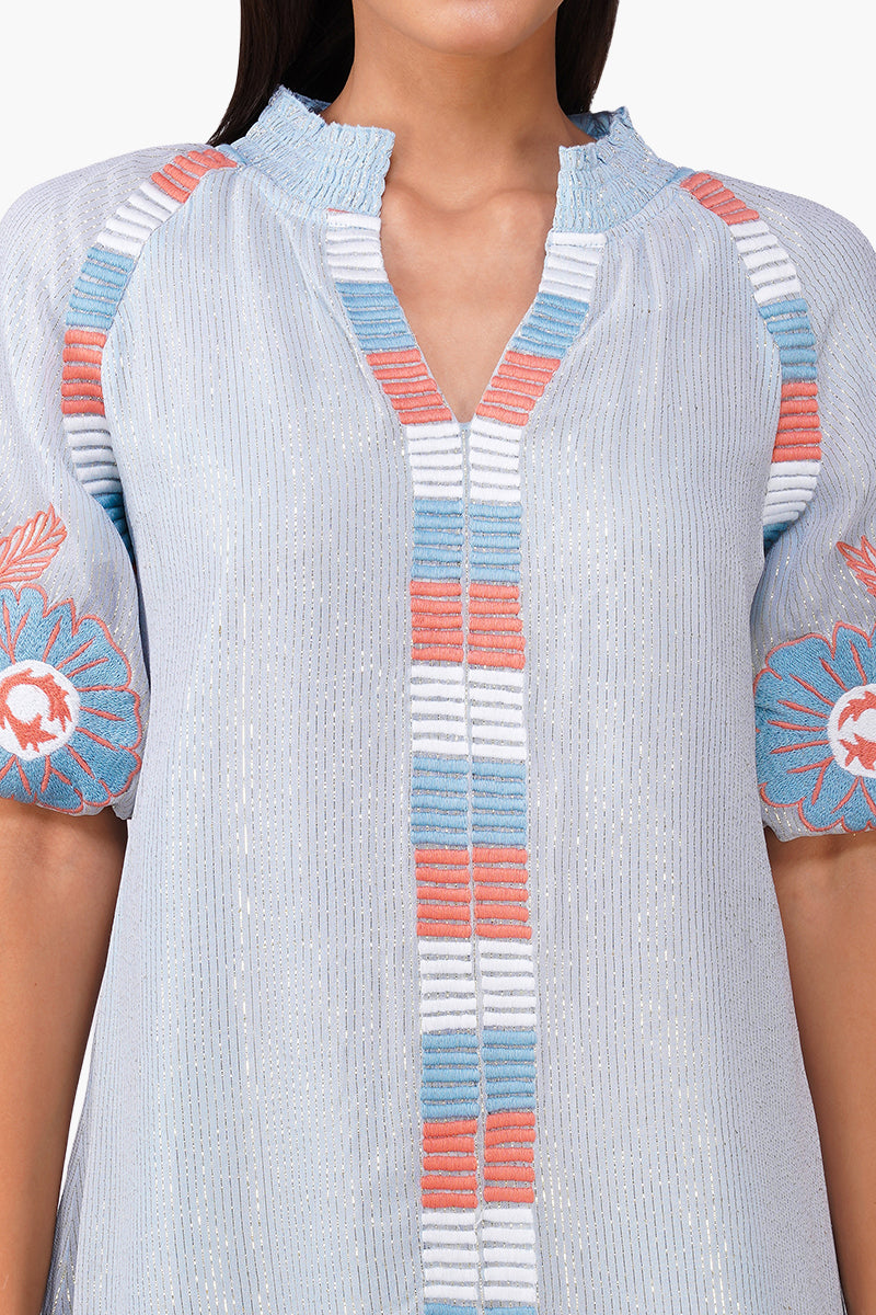 Set of 6 Iced Bloom Floral Emboidered Dress (S, M & L)