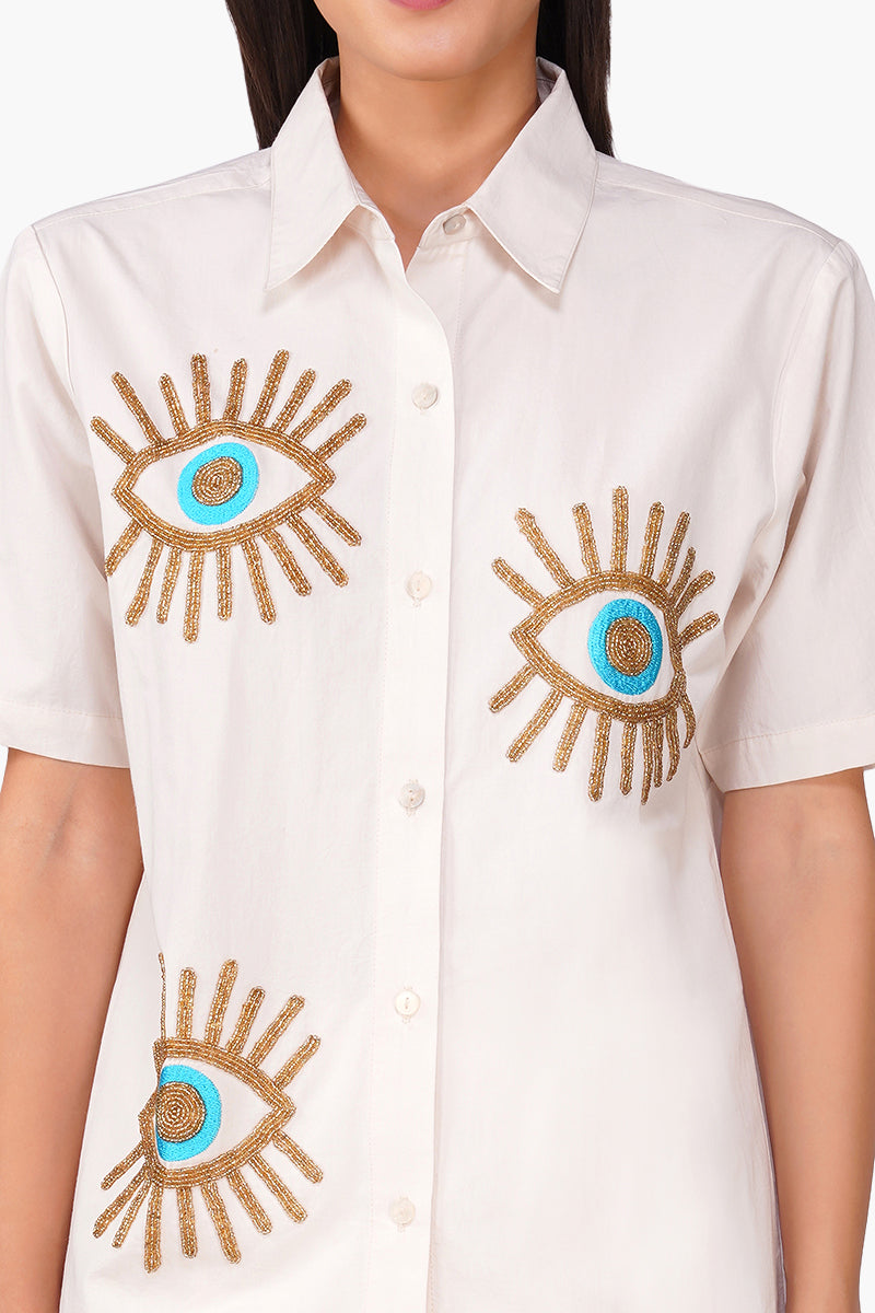 Set of 6 Mystic Eyelure Embellished Shirt (S, M & L)