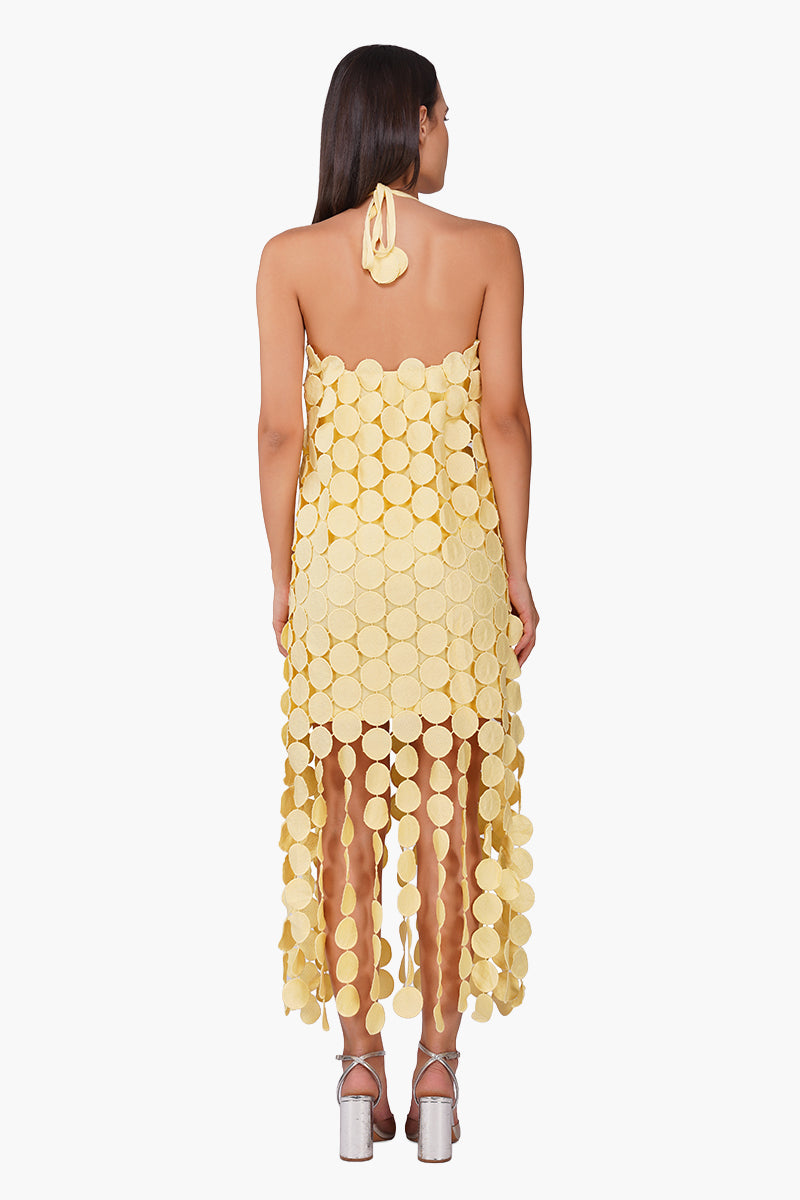 Set of 6 Butter Yellow Opal Circle Radiance Dress (S, M & L)