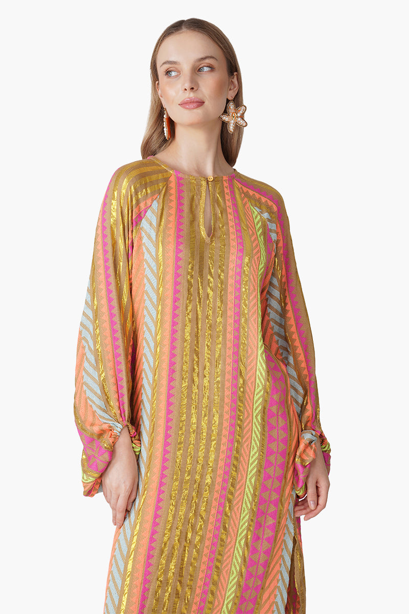 Set of 6 Multi Artistan Y/D Slip On Dress without Belt (S, M & L)