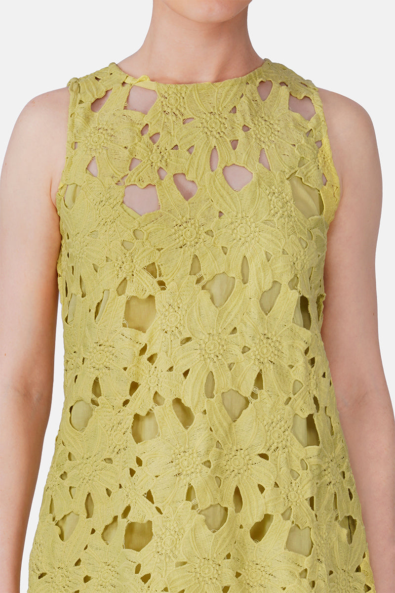 Set of 6 Lime Glow Garden Midi Top (S, M & L)