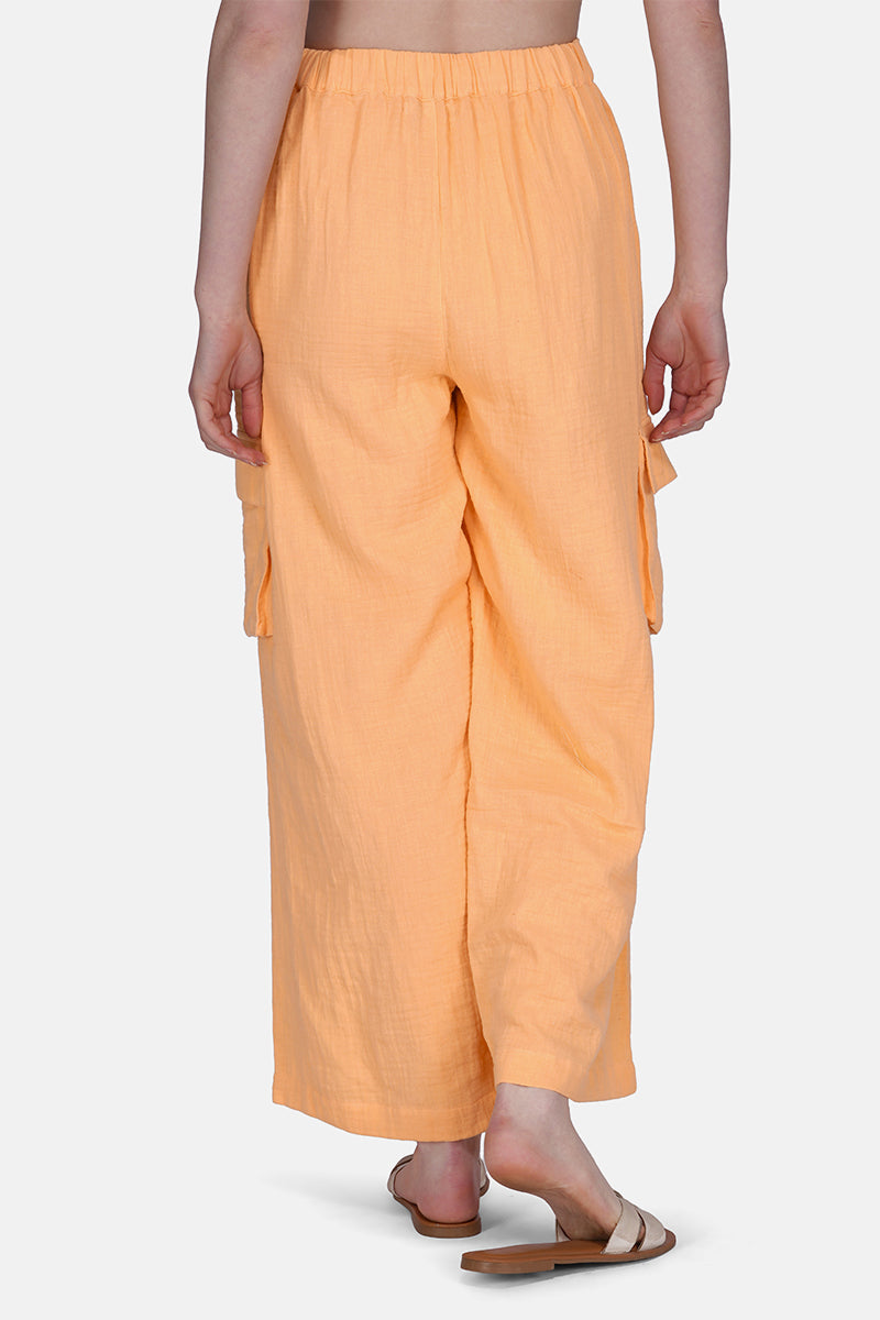 Set of 6 Peach Dune Cargo Pants (S, M & L)