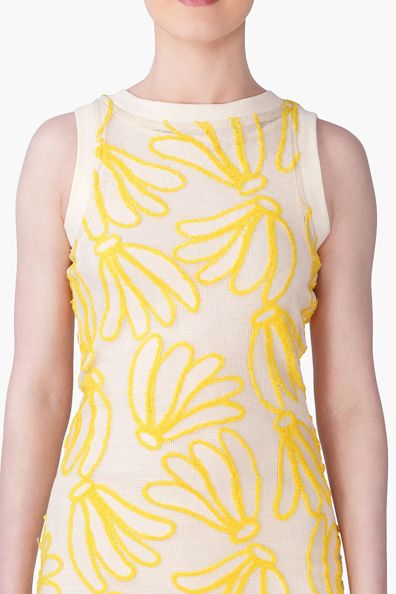 Set of 6 Sunset Banana Embroidered Bodycone Dress(S, M & L)