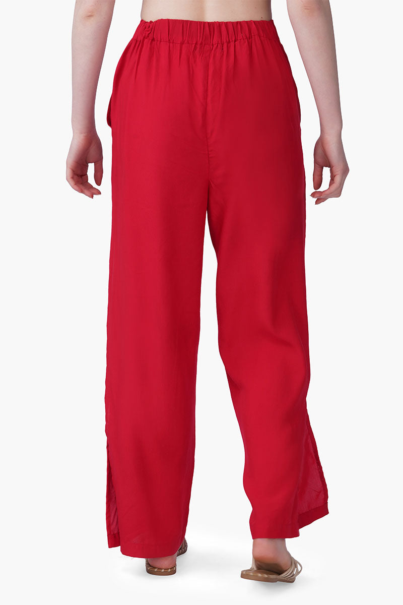 Set of 6 Rose Petal Scarlet Pants (S, M & L)
