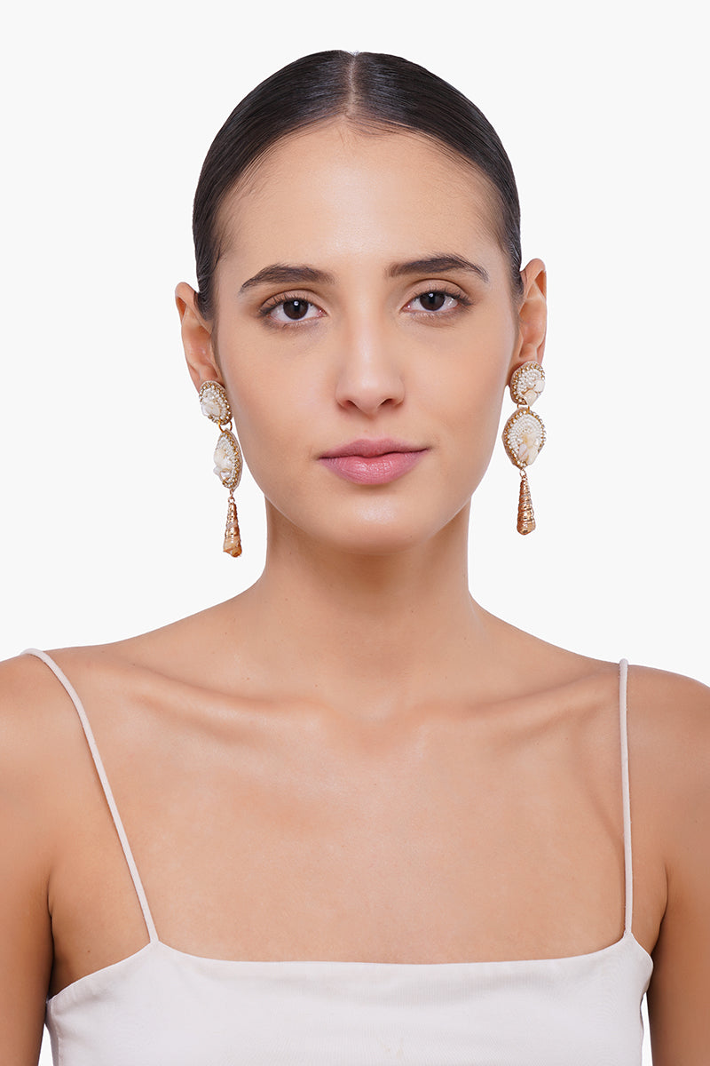 Gemini Shell Earrings