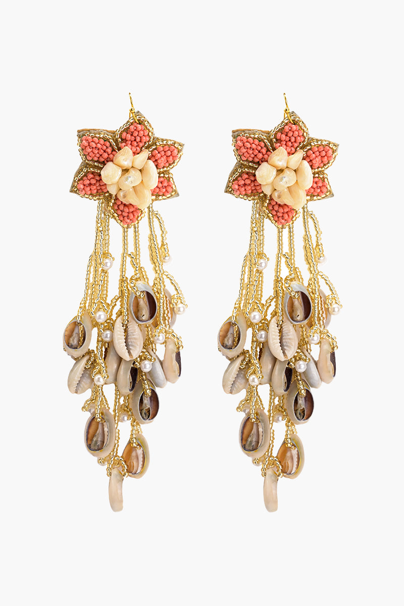Muti Strings Shell Earrings