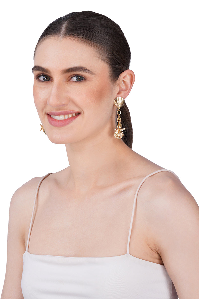 Ocean Breeze Baubles Hand-Beaded Statement Earrings
