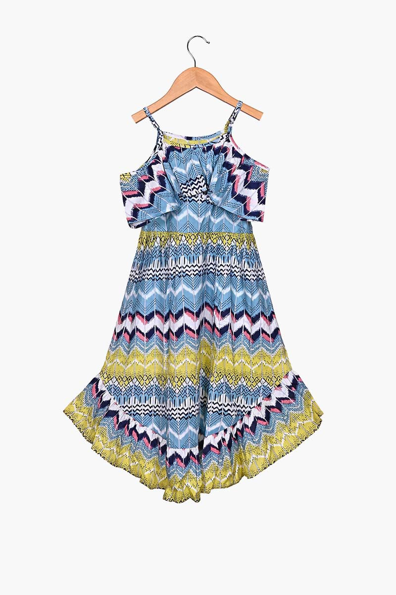 Arabian Dew Kids Midi Dress 4-7 Years
