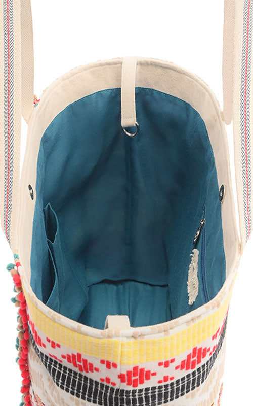 Butterfly Embellished Tote