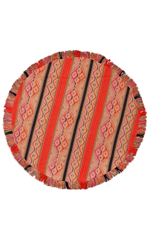 Round Jacquard Rug