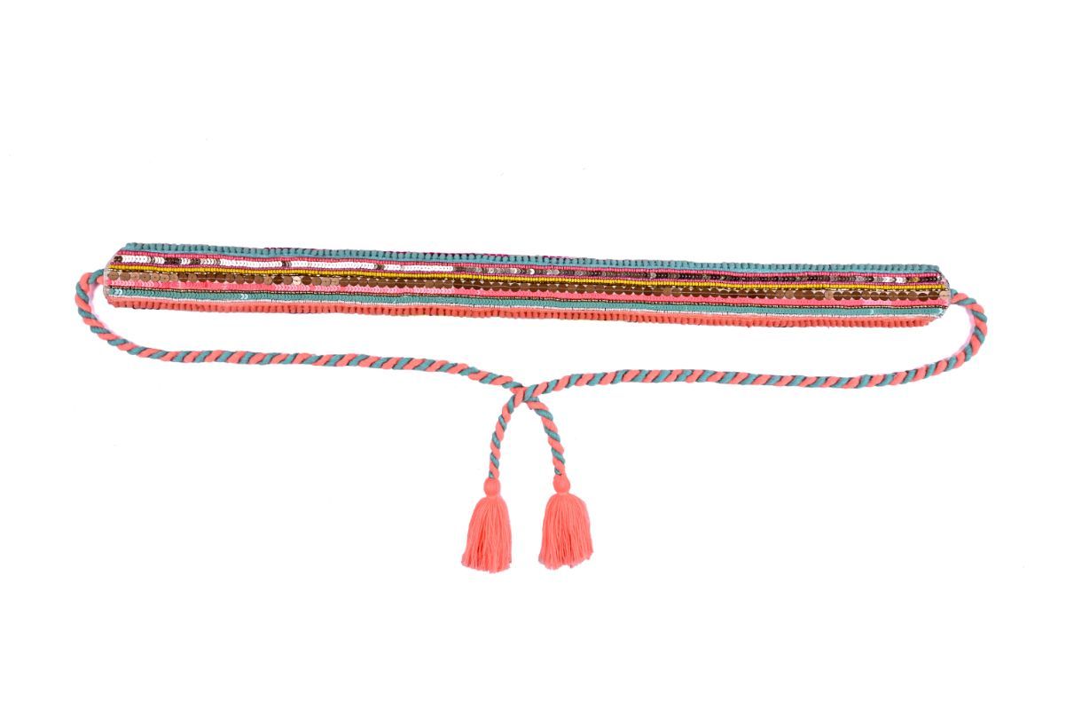 Confetti Embellished Belt