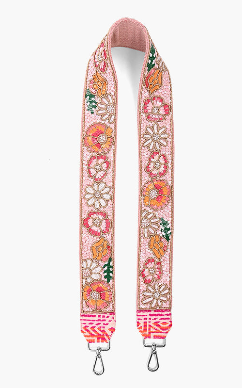 Embellished Crossbody Strap -Summer Garden