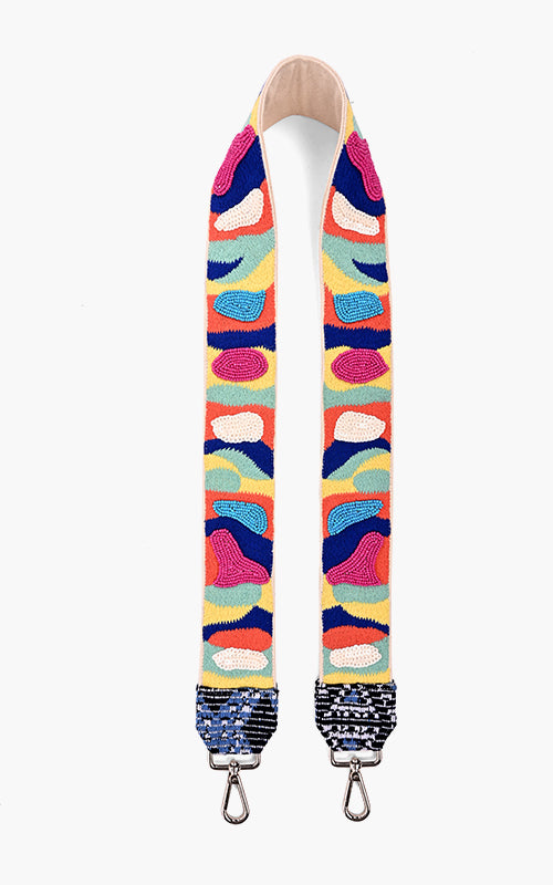 Embellished Crossbody Strap -Cool Camo