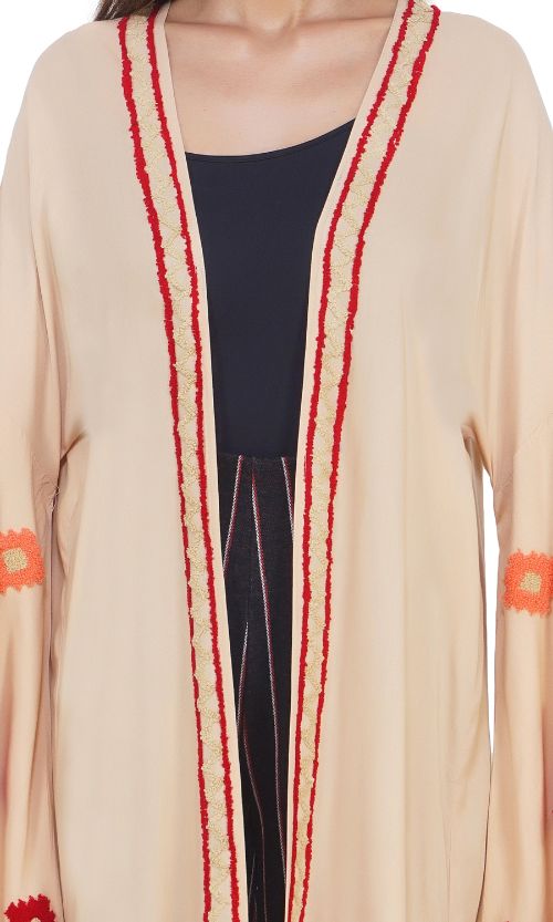 Set of Six Sirocco Tufted Embroidered Bell Sleeve Kimono (S/M & M/L)