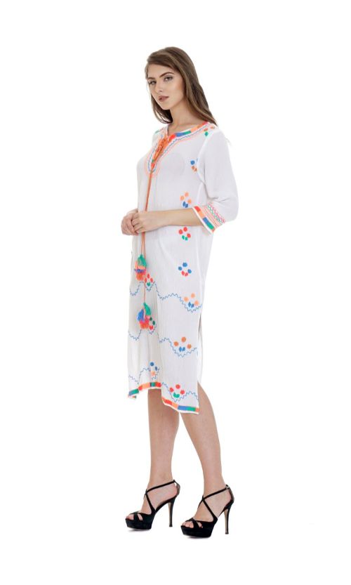 Set of 6 Set of Six Solid Rayon Crape Dress (S,M,L)