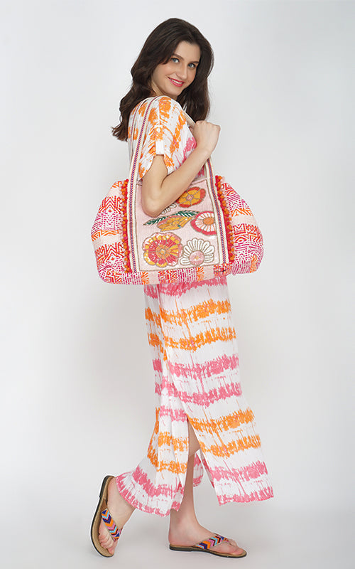 Set of 6 Reva Tie Dye Maxi Cover Up (S,M,L)