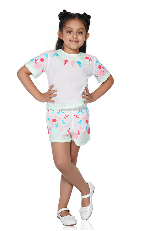 Candy Crush Embroidered Co-Ord Top 4-7 Years