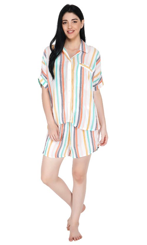 Set of 6 Cool Coastal Nights Loungewear Shorts Set